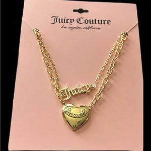 Juicy Couture Gold Heart Necklace